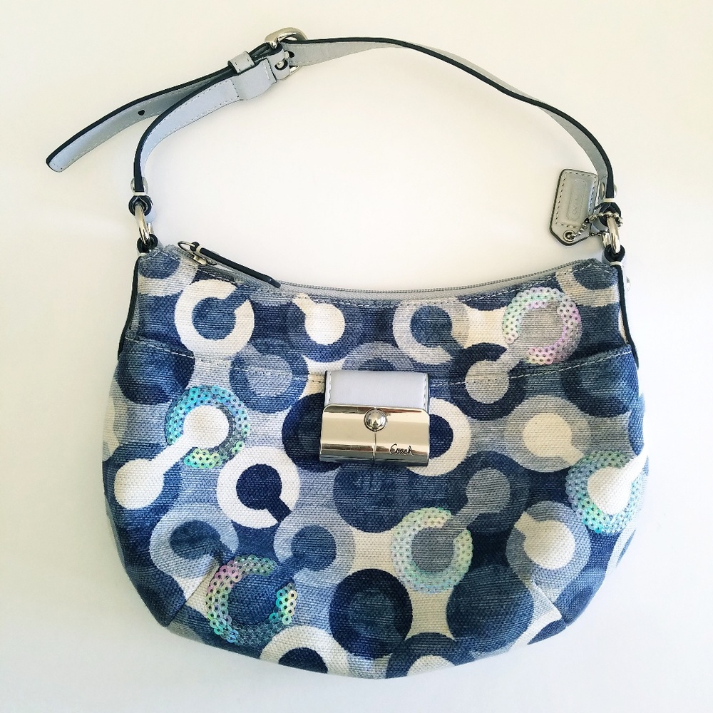 Coach Denim Blue Purse